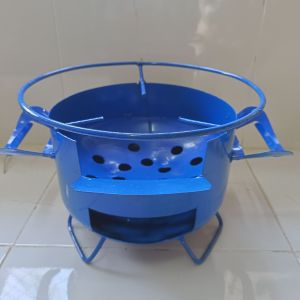 เตาถ่านเตาเหล็กประหยัดถ่านเตาอั้งโล่ เตาฟืนแข็งแรงยกย้ายสะดวก