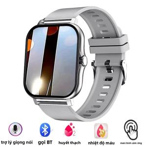 Đồng Hồ Thông Minh Dành Cho Nam Và Nữ Chống Nước Gọi Điện Không Dây Thể Thao Ngoài Trời Có Nhắc Nhở Tin Nhắn Theo Dõi Nhịp Tim Màn Hình IPS 1.85 Inch