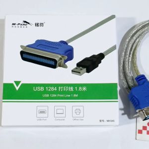 Cáp máy in USB ra Parallel LPT dài 1.8m (Chuẩn USB 1284 to LPT Parallel)