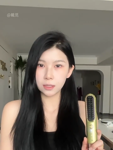 ⭐🇸🇬 READY STOCK Mini Cordless Hair Straightener Comb Portable Professional Ceramic Wireless Hair Curler for Travel 无线直发梳