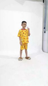 KIminori KIFA.ST Setelan Baju Tidur Anak Lengan Pendek