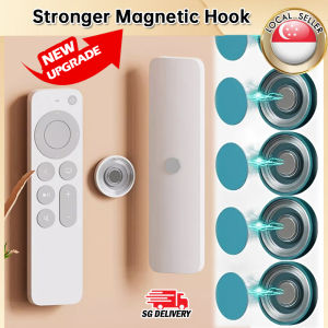 🇸🇬【SG stock】Magnet Hook Holder Magnetic Hooks Wall Mount Strong Magnet Hook Holder Hook for Fridge Sticker Remote Control Storage Holder Hook Anti-Lost Magnet Hook Holder