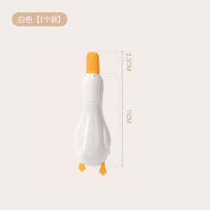 Cute Duck Shaped Double-head Design Cleaning Clip Dust Stain Removal Shovel - Bathroom kitchen Cleaner Tool With Drainage Hole
