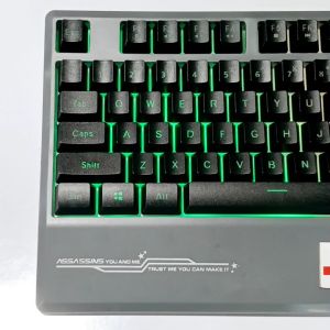 Bàn phím máy tính Hacker Gaming Assassins AK 5000 Plus (Chuẩn cắm USB  dài 1.8m) (CHÍNH HÃNG) Bàn Phím Giả Cơ Cho Game Thủ Kết Nối Có Dây Ổn Định - Lazada