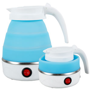 Bình Đun Nước Điện Di Động Gấp Gọn 600ML 600W Ấm Đun Nước Du Lịch Gia Đình Ấm Đun Nước Bằng Thép Không Gỉ Cho Nhà Bếp