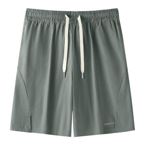 MiiOW | กางเกงขาสั้นผ้าไหมน้ำแข็งแห้งเร็วสำหรับผู้ชาย MiiOW ฤดูร้อน 2025 กางเกงขายาวห้าส่วนสำหรับเล่นกีฬาแบบลำลองระบายอากาศได้ดี