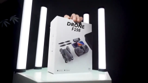🚁 F198 Drone WiFi FPV HD 1080P – Dual Camera Brushless Foldable Quadcopter