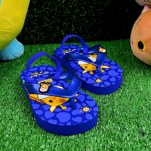 Ando Official Sandal Jepit Giraffe Anak (Balita) - Royal Blue