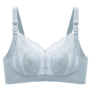 Miiow | Maternity Nursing Bra Thin Front Clasp Postpartum Gather Anti-Sagging Feeding Pregnancy Exclusive Underwear Comfortable Antibacterial