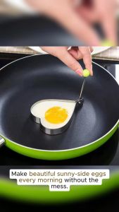 Heart Stainless Steel Fried Egg Shaper Pancake Mould Mold