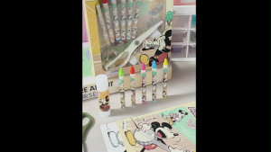 Childrens Doodle and Kraft Set Primary school art supplies cutting tools and coloring set Birthday Gift Christmas Gift