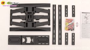 STURDY & STRONG 6 ARM FULL MOTION TV BRACKET 45" - 75" P6 TV WALL MOUNT