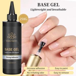 BORN PRETTY | BORN PRETTY 250g Base Gel Top Coat for Nails Tools Soak Off UV LED Gel Polish Long Lasting Manicure Function Gel Nail Polish