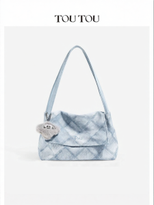 TOUTOU | Original Water Washed Denim Gradient Tote Bag