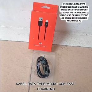 V112 ORI KABEL DATA TYPE MICRO USB FAST CHARGING KABEL DATA TIPE SUPPORT SUPER FAST CHARGING KABEL C