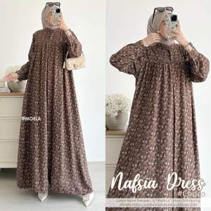 IMIMA MAXY DRESS RAYON MOTIF BUNGA BY MOELA