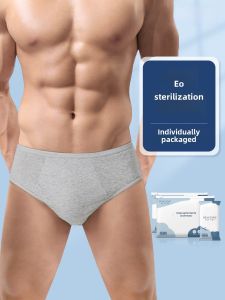 Mens Disposable Underwear Travel Triangle Pure Cotton Shorts Travel Business Trip Adult Men Disposable Boyshorts Shorts Head