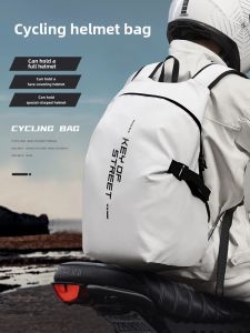 Motorcycle Helmet Bag Full Face Helmet Riding Backpack Male Motorcycle Waterproof Traveling by Motorcycle Equipment Large Capacity Knight Backpack Female