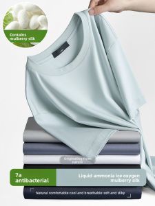 PERDONTOO | Luxury Cool Feeling Silk T-shirt