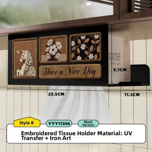 MR ART | Wall-Mounted Hole-Free Tissue Box