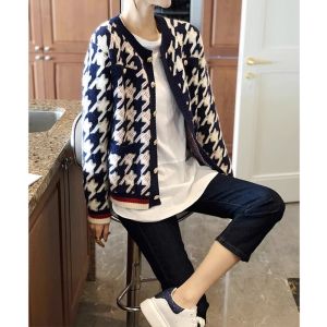 Elegant French Design Womens Cardigan Sweater