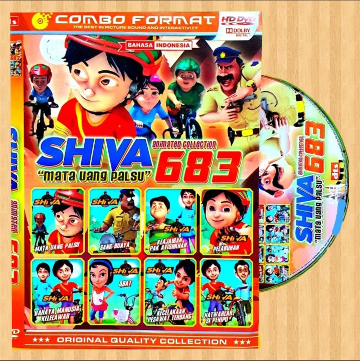 Kaset Dvd Koleksi 8 Judul Film Kartun Shiva Terbaru Terlengkap - Kaset