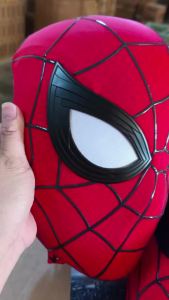 Fondjoy | Stock Spiderman Brand New Day Adult Cosplay Mask With Magnetic Back Cover 3d Webbing Strips Resin Faceshell Cosplay Helmet Toys