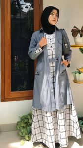 Lunangoofficial-Gamis Outer Anak Terbaru LGA 897 Kekinian