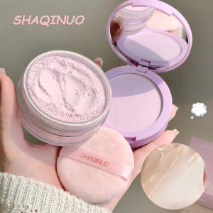 Hai Lớp Ép Phấn phủ Trong Suốt Tự Nhiên Mặt bền lâu Dầu-Kiểm Soát Đường Cong Bột Không Thấm Nước Matte phấn định hình