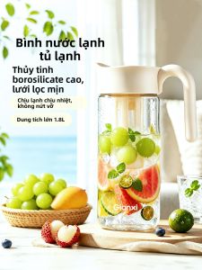 GIANXI | Bình thủy tinh pha lạnh dung tích lớn cho gia đình