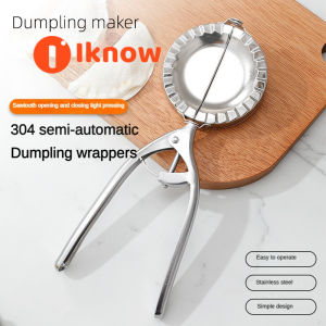 I know Dumpling maker semi-automatic 304 stainless steel dumpling skin press lazy quick made dumpling mold kitchen tool