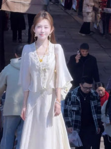 chaqi | เสื้อคลุมคาร์ดิแกนโปร่งสไตล์จีนใหม่สำหรับผู้หญิงในช่วงฤดูร้อนปี 2025 เสื้อคลุมกันแดดระบายอากาศได้ดี เสื้อคลุมขนาดเล็ก เสื้อคลุมคาร์ดิแกน