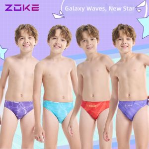 ZOKE | Professional Competition Swim Trunks for Boys Quick Dry