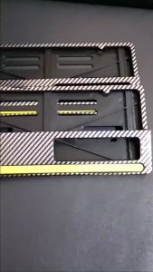 Cover Plat Nomor Karbon List Kuning Tatakan Plat Nomor Karbon Universal Semua Motor