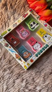 Box Set ยาดมดัมเบิ้ล ยาดม 2 รู Box Set Collection 6 ชิ้น ครบลาย