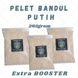 Pelet Bandul Putih Viral Paling Laris BOOSTER DS (Extra Amis Wangi Serundeng & Tj Kering) 250gr