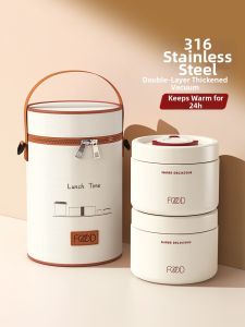 YOULUNMEI | Insulated Double-layered Stainless Steel Lunch Box