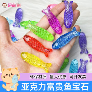 Đồ Chơi Acrylic Hoạt Hình Cá Vàng Biển Cho Trẻ Em Đồ Trang Trí Học Mẫu Giáo Đồ Chơi Ngọc Lục Bảo Nhiều Màu Cho Trẻ Em Đồ Chơi Mô Phỏng Động Vật Biển