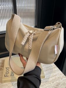 Túi Đeo Vai Hình Gối Vải Nylon Mùa Hè Thường Ngày Cho Nữ Dung Tích Lớn Thời Trang Túi Đeo Chéo Đơn Đi Làm Mới 2025