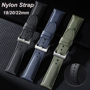 Genuine Sailcloth Watch Band Quick Release Nylon Watch Band 18mm 20mm 22mm Smart Watch Strap for Casio for Seiko for Citizen