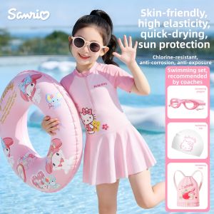 Mesuca | Girl Sun Protection Quick-Drying Swimsuit