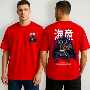 kaos distro one piece - atasan pria - streetwear laki laki - anime