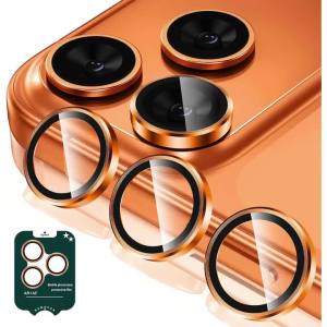 Miếng Dán Bảo Vệ Ống Kính Camera Màu Cam Cho iPhone 17 Pro Max Air 16 Plus Tương Thích Với 15 14 13 17 Pro - Phụ Kiện Điện Thoại Kính Cường Lực