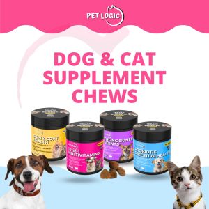 Pet Logic Overall Health 4 Jar Bundle: Multivitamins, Appetite Boosters, & More