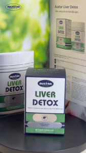 Viên uống giải độc bảo vệ tăng cường chức năng gan AUSTAR Liver Detox hạ men gan ngừa ung thư xơ gan tái tạo tế bào gan - Hộp 60v
