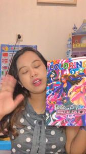 Buku Mewarnai Jumbo Karakter Anak belajar menulis membaca berhitung