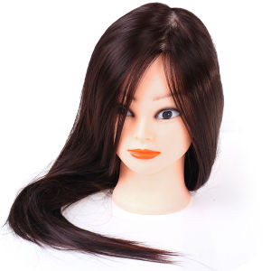 HNKMP | 【Professional Mannequin Head Human Hair Barber Practice Hairstyle Hairdresser Doll】