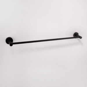 Black Full Copper Towel Rack Bathroom Accessories Double Layer Bath Towel Holder Multifunctional Bathroom Hardware BANGPU