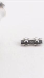 10pcs M2/M3/M4 Wire Rope Clamp 304 Stainless Steel Wire Clip Cable Clip Double Clamp Wire Rope Clip