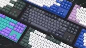 WOMIER 189 Keys ISA Profile Green White Double Shot PBT Keycaps Custom DIY Key cap for 60% 65% 75% 100% Gateron Cherry MX Gamer Mechanical Keyboard